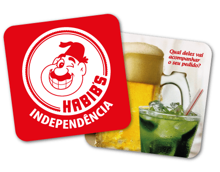 Bolacha de chopp personalizada